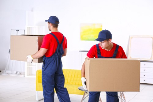 Removal company Bromley team preparing a residential move