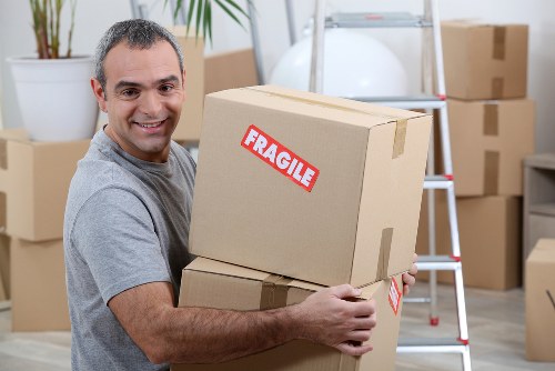 Man and van vehicle ready for a Bromley home move