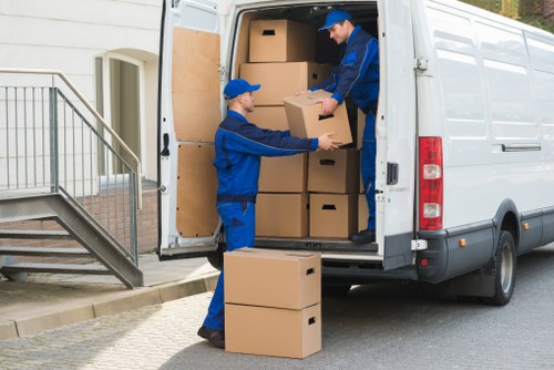 Local moving team handling a flat move in Bromley with care