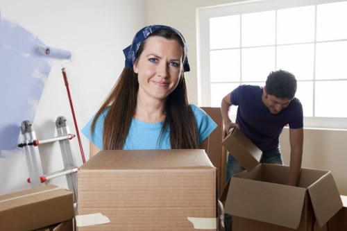 Removal team preparing items safely before a Bromley move