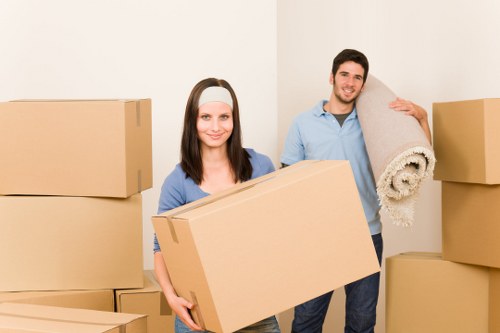 Packing and loading boxes for a student relocation in Bromley