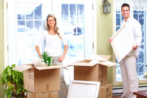 Local commercial movers handling a business relocation near Bromley