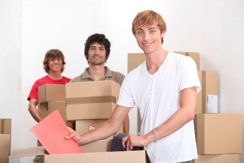 Office furniture pick-up in Bromley with desks and chairs