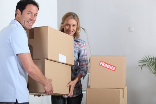 Professional moving help loading furniture in Bromley