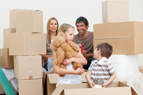 Organised moving day setup for flat removals in Bromley